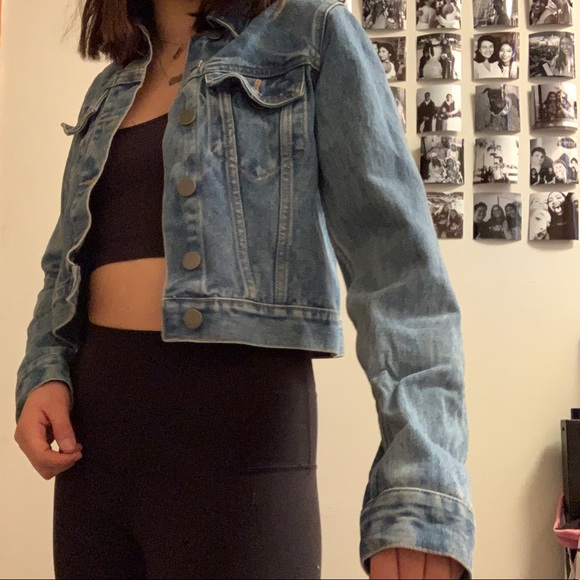 ASOS Cropped Jean Jacket - Picture 2 of 3